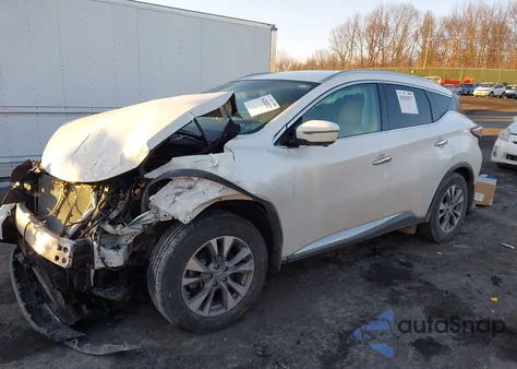 2017 Nissan Murano Sl из США, поврежденный, VIN 5N1AZ2MH3HN123906